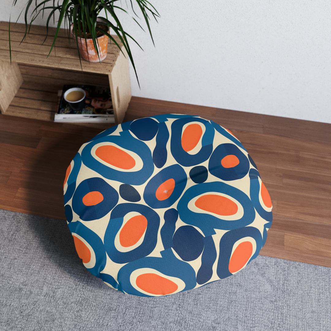 Modge Podge Tufted Floor Pillow, Round