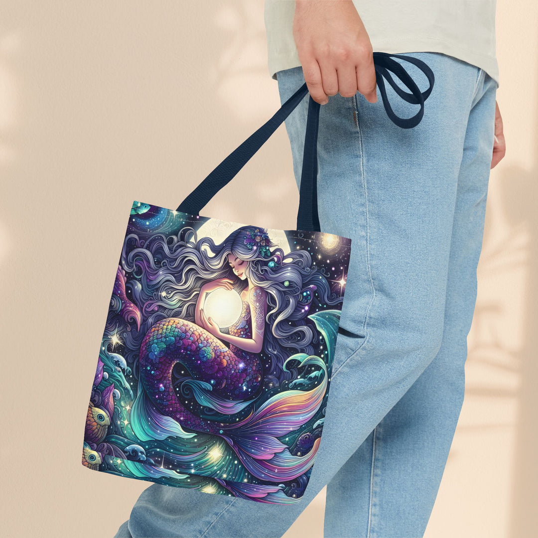 Celestial Mermaid Secret Tote Bag – Stylish Reusable Beach Trip Bag