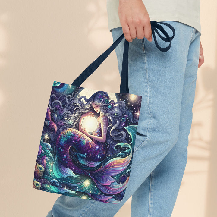 Celestial Mermaid Secret Tote Bag – Stylish Reusable Beach Trip Bag