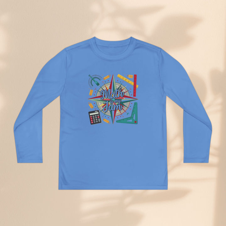 Youth Long Sleeve Competitor Tee - Math Is My Jam