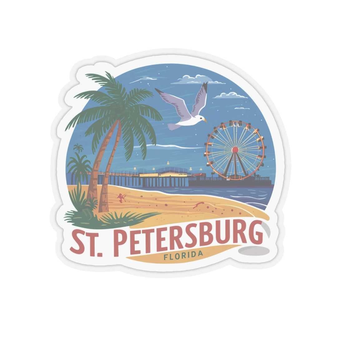 Kiss-Cut Stickers - Saint Petersburg Florida