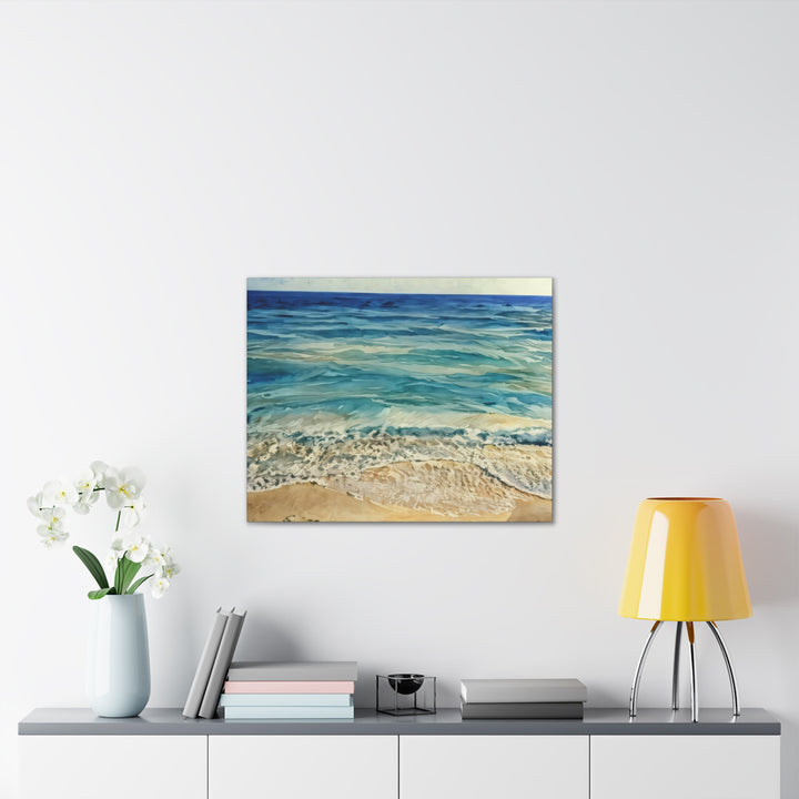Stretched Beach Art Canvas Print