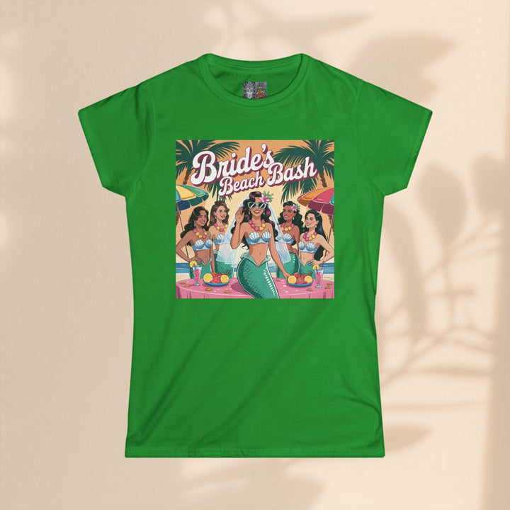 Bridal Beach Bash Tee, Tropical Party Shirt, Summer Wedding Celebration Top, Bride Tribe Gift, Bachelorette Bash Apparel