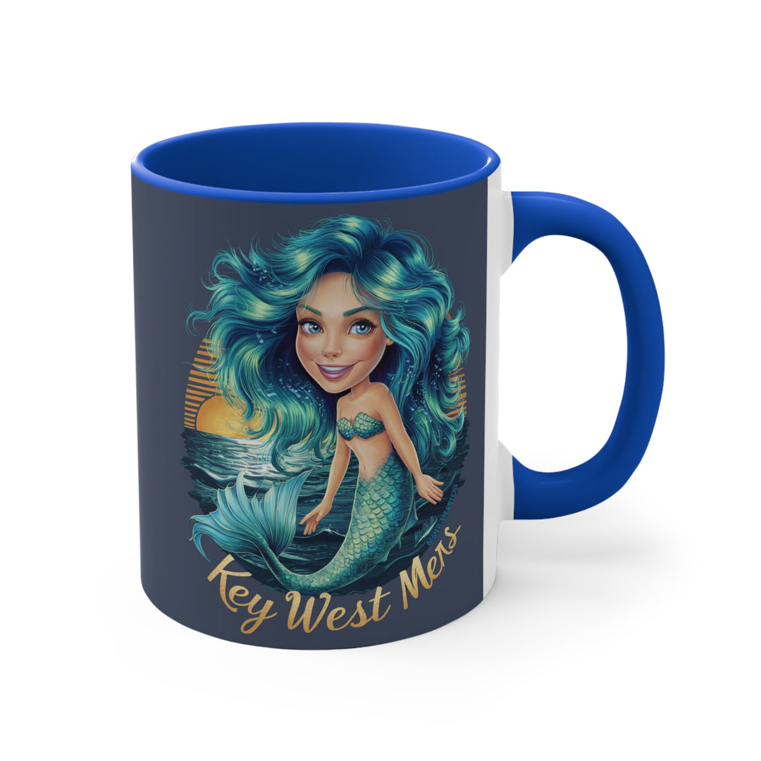 11oz Accent Mug - Beautiful Key West Mermaids