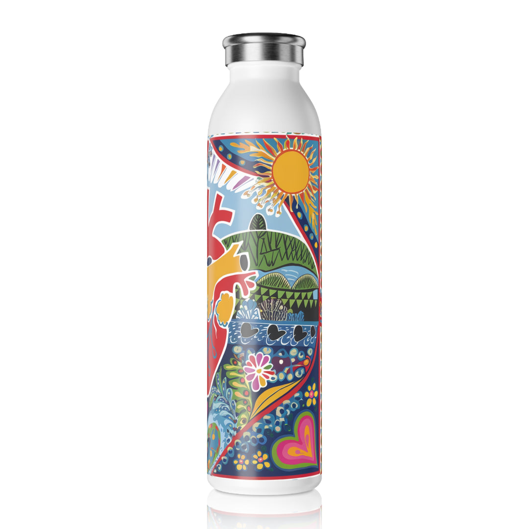 Slim Water Bottle - Heart Wise