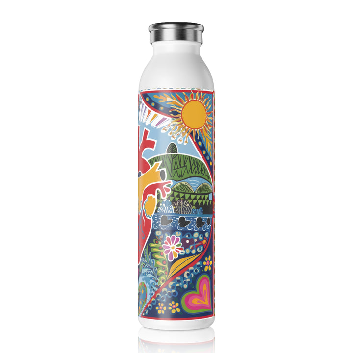 Slim Water Bottle - Heart Wise