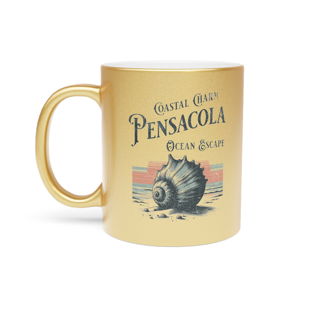 Metallic Mug - Pensacola Coastal Charm