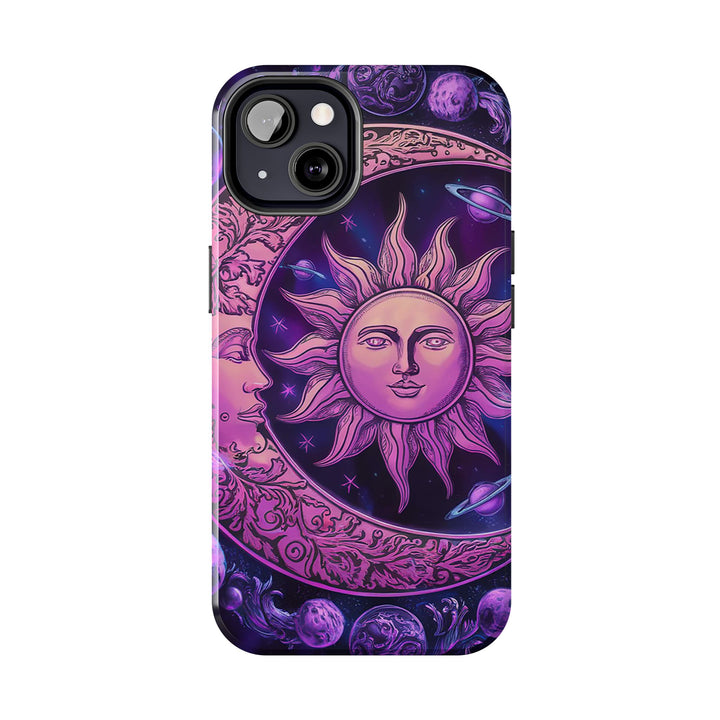 Tough Phone Cases - Purple Moon