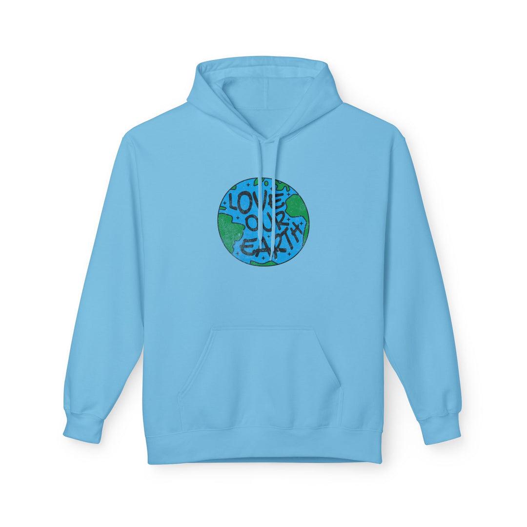 Unisex Midweight Softstyle Fleece Hoodie - Love Our Earth