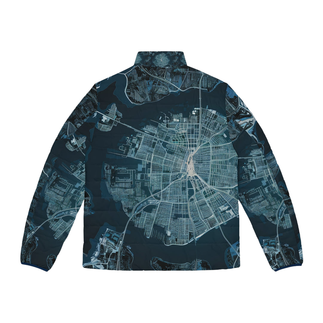 Men's Puffer Jacket  - Maps