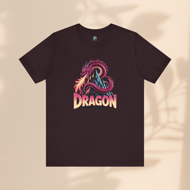 Dragon Graphic Tee, Unisex T-Shirt, Fantasy Shirt, Gift for Gamers, Dragon Lovers Shirt, Casual Wear, Unique Apparel