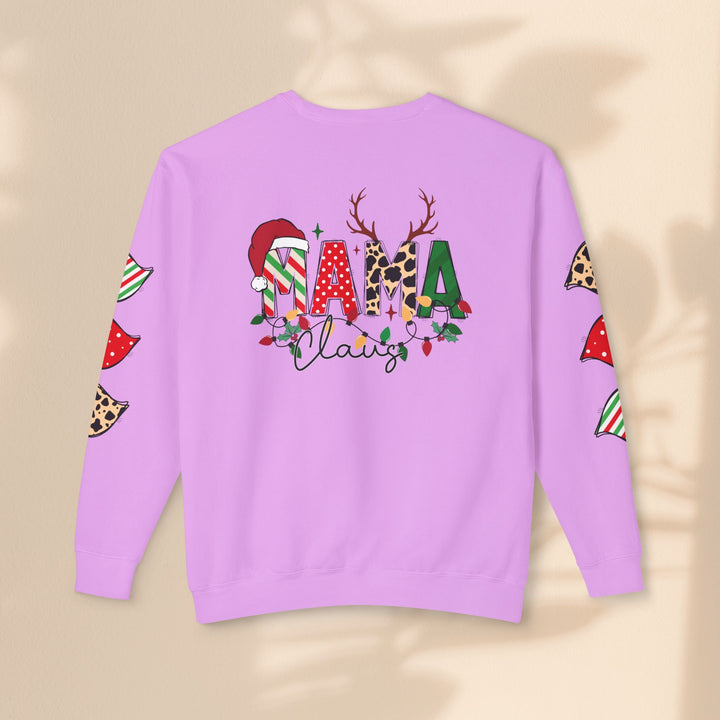 Mama Claus - Women's Lightweight Crewneck Sweatshirt