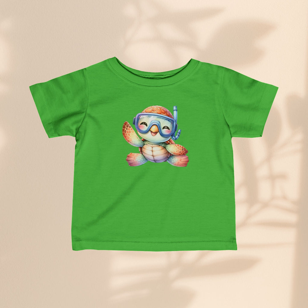 Infant Fine Jersey Tee - Terry Turtle