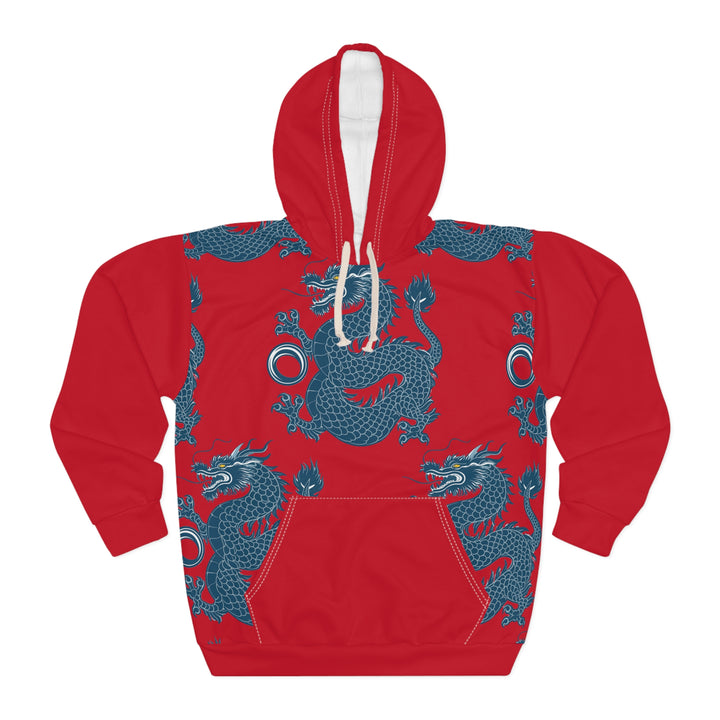 Unisex Pullover Hoodie - Azure Dragon