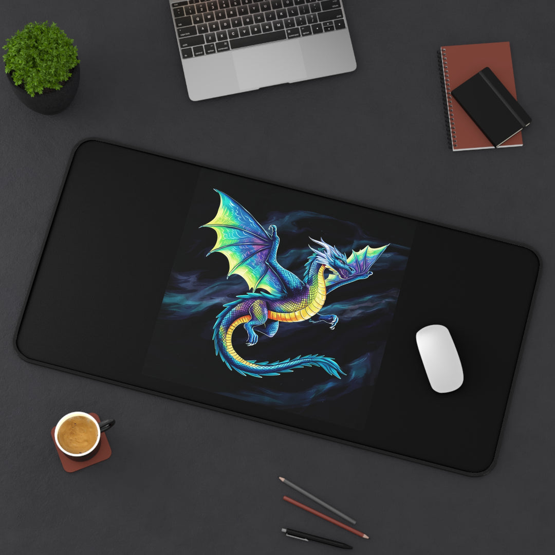 Desk Mat - Dragon on Black