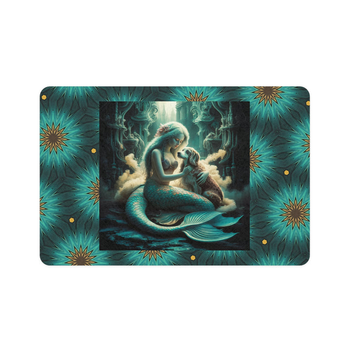 Pet Food Mat (12x18) - Mermaid's Dog