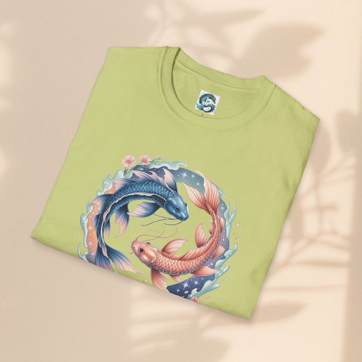 Pisces Zodiac T-Shirt, Softstyle Tee, Astrological Gift, Horoscope Apparel, Birthday Gift for Pisces, Astrology Merch