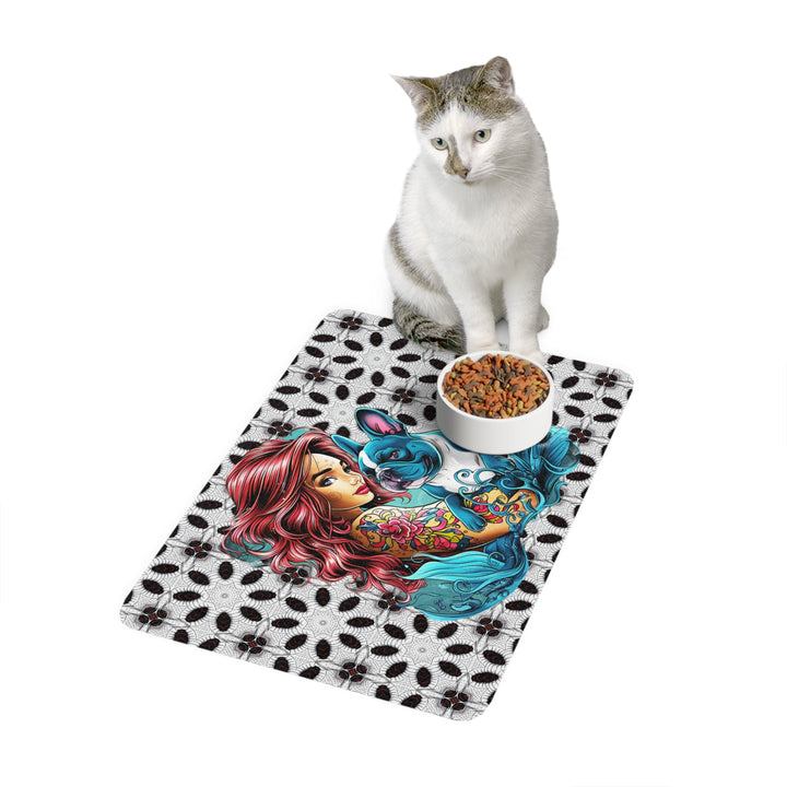 Pet Food Mat (12x18) - French Bulldog