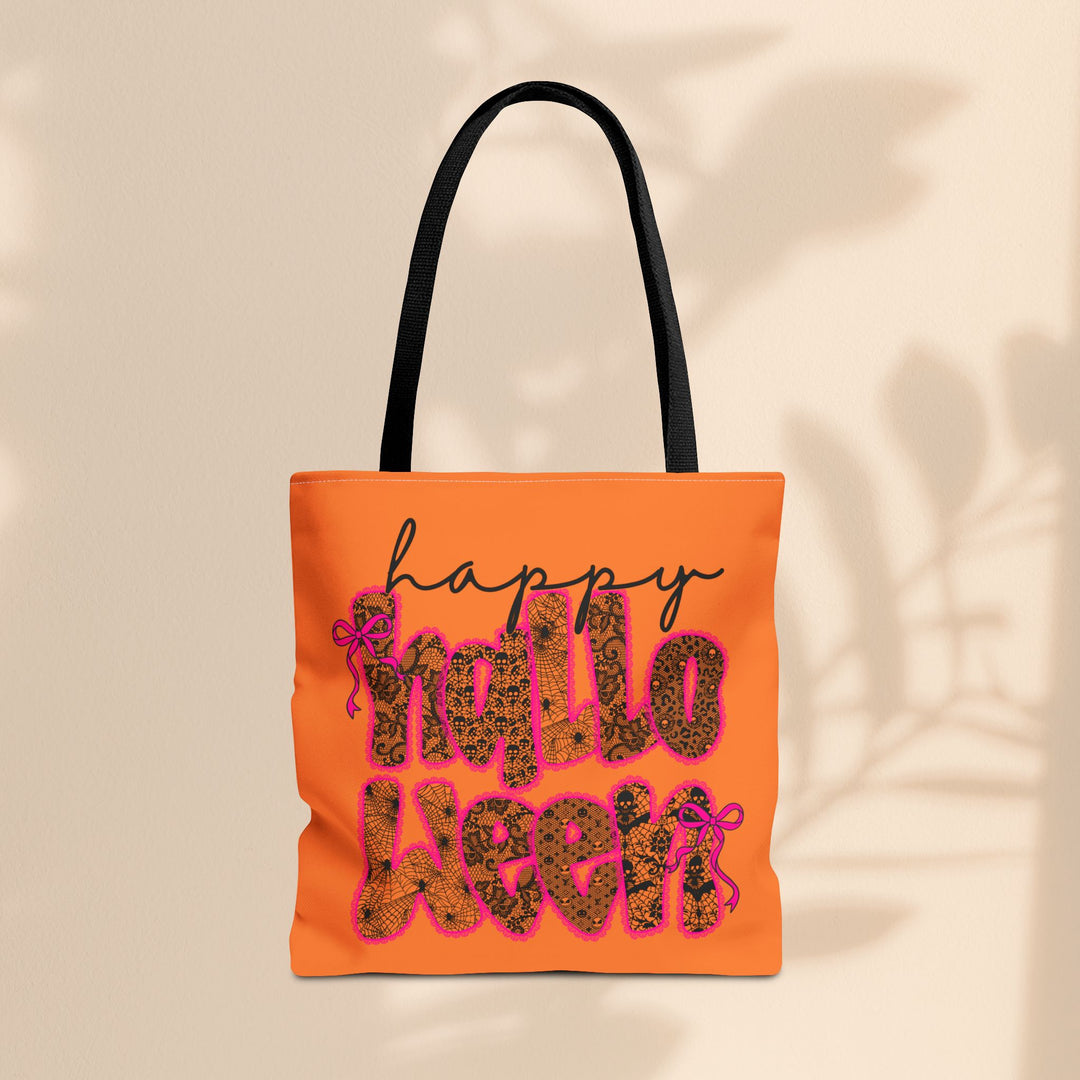 Happy Halloween Tote Bag – Reusable Trick-or-Treat Bag & Fall Gift
