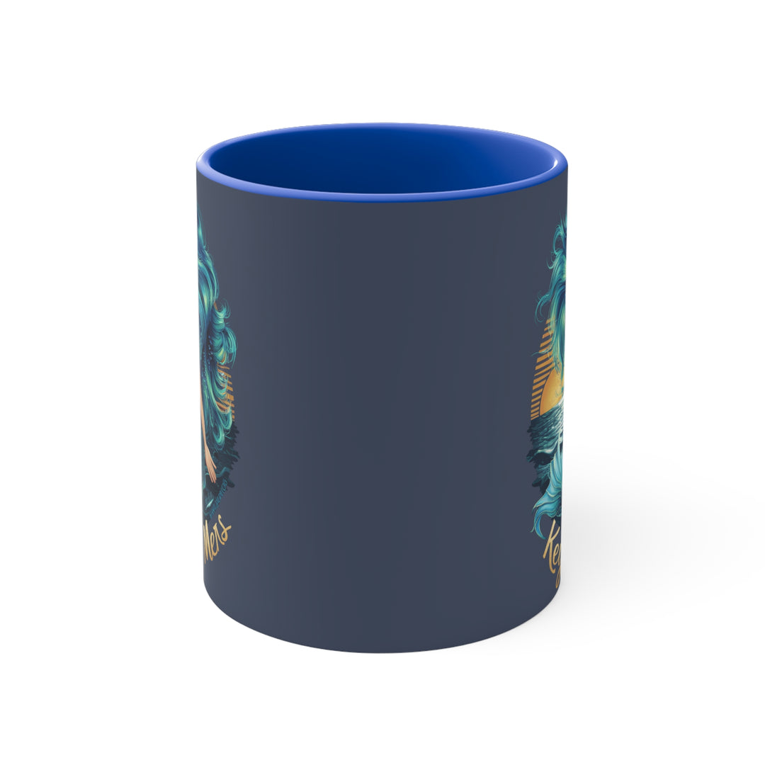 11oz Accent Mug - Beautiful Key West Mermaids