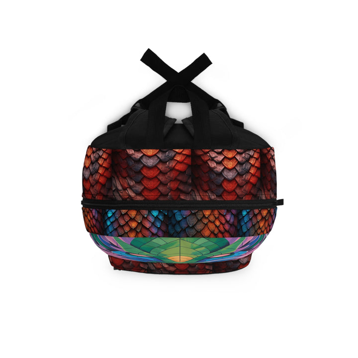 Dragon's Watching Dragon Scaled Backpack | School Backpack, Kids Bag, Art Backpack, Unique Gift for Students