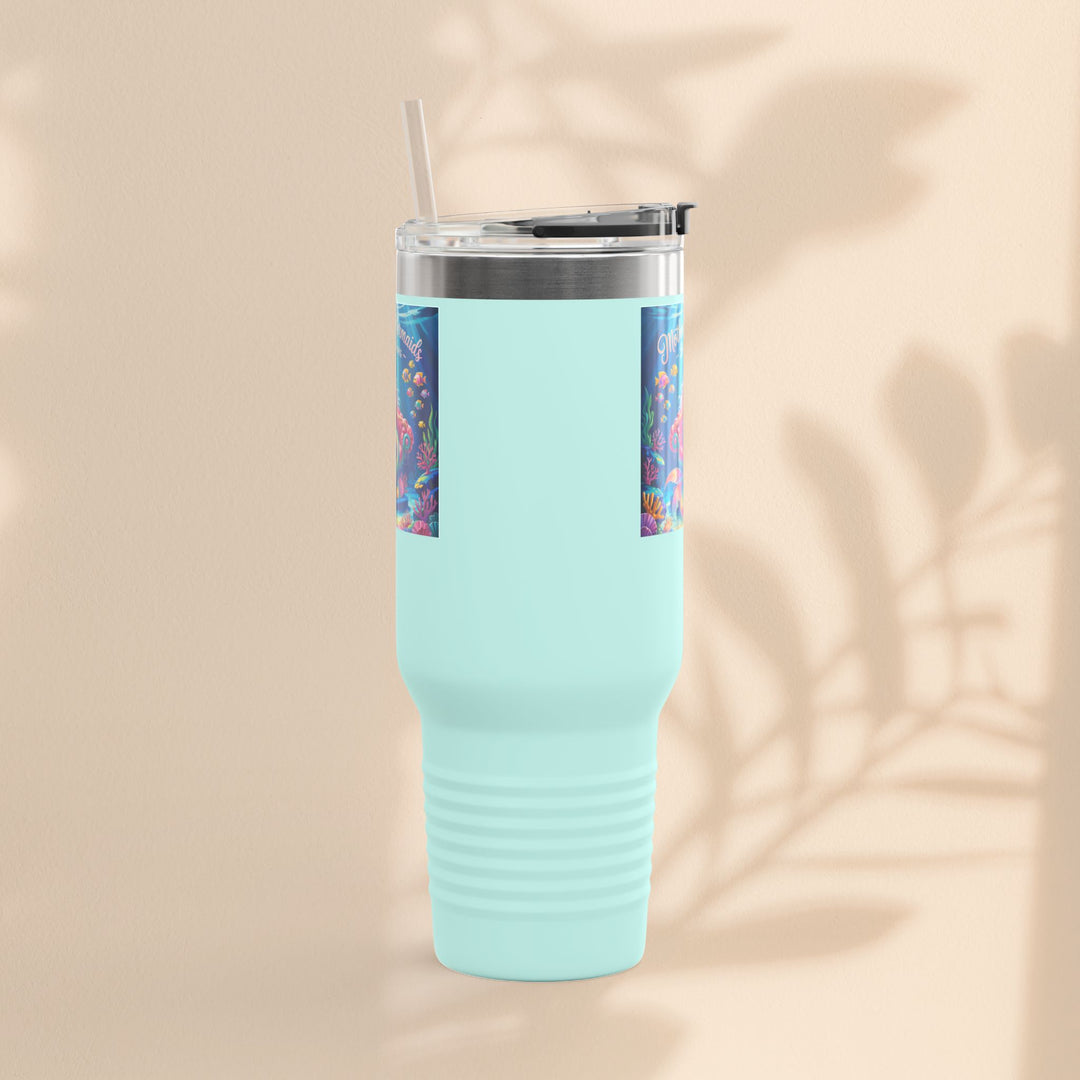 Mother of the Mermaids Insulated Travel Mug, 40oz | Perfect for Road Trips, Summer Days