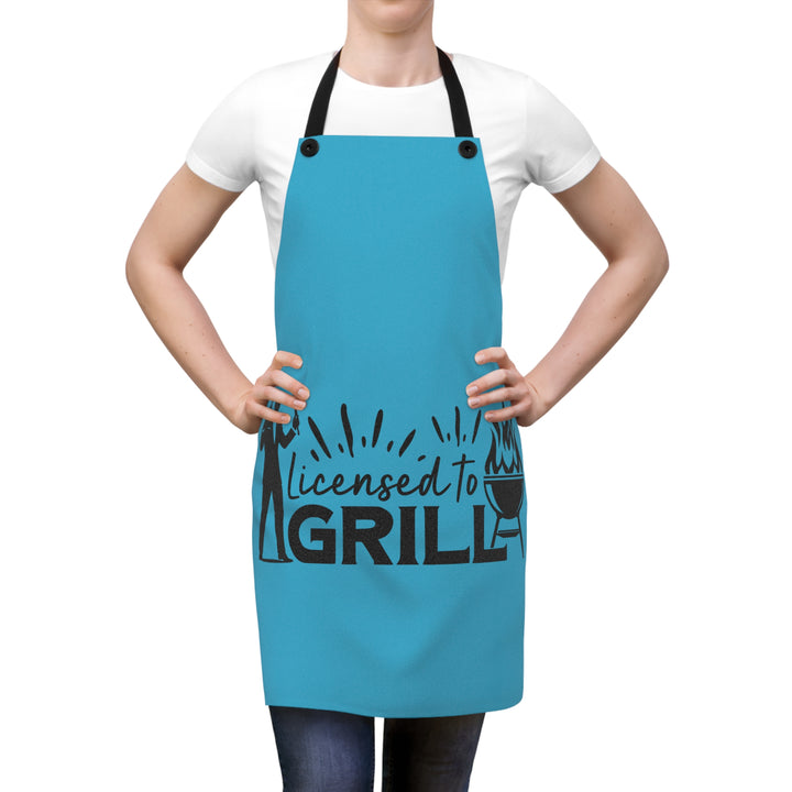 Apron (AOP) - Licensed To Grill