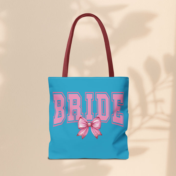 Bride Tote Bag with Bow | Bridal Shower Gift, Wedding Essentials, Bachelorette Party Accessory, Gift for Bridesmaids
