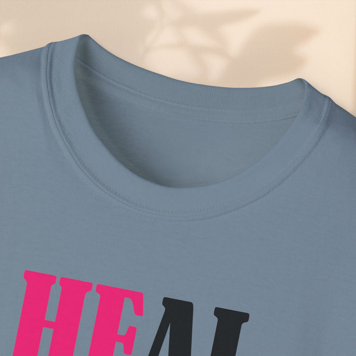 Heal Cancer Unisex Ultra Cotton Tee - Inspirational Faith-Based T-Shirt for Awareness