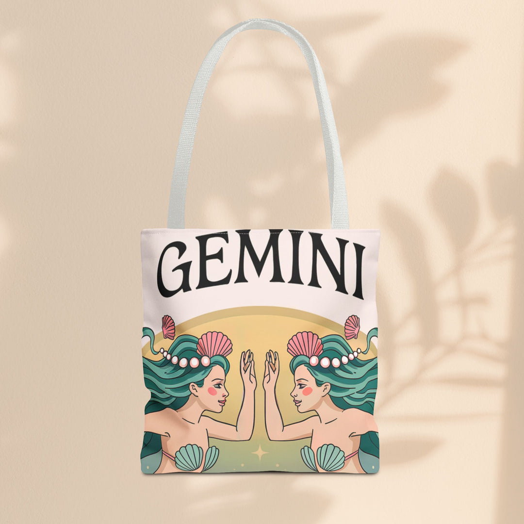 Gemini Zodiac Tote Bag, Astrological Bag, Personalized Gift, Astrology Lover, Horoscope Accessory, Birthday Present