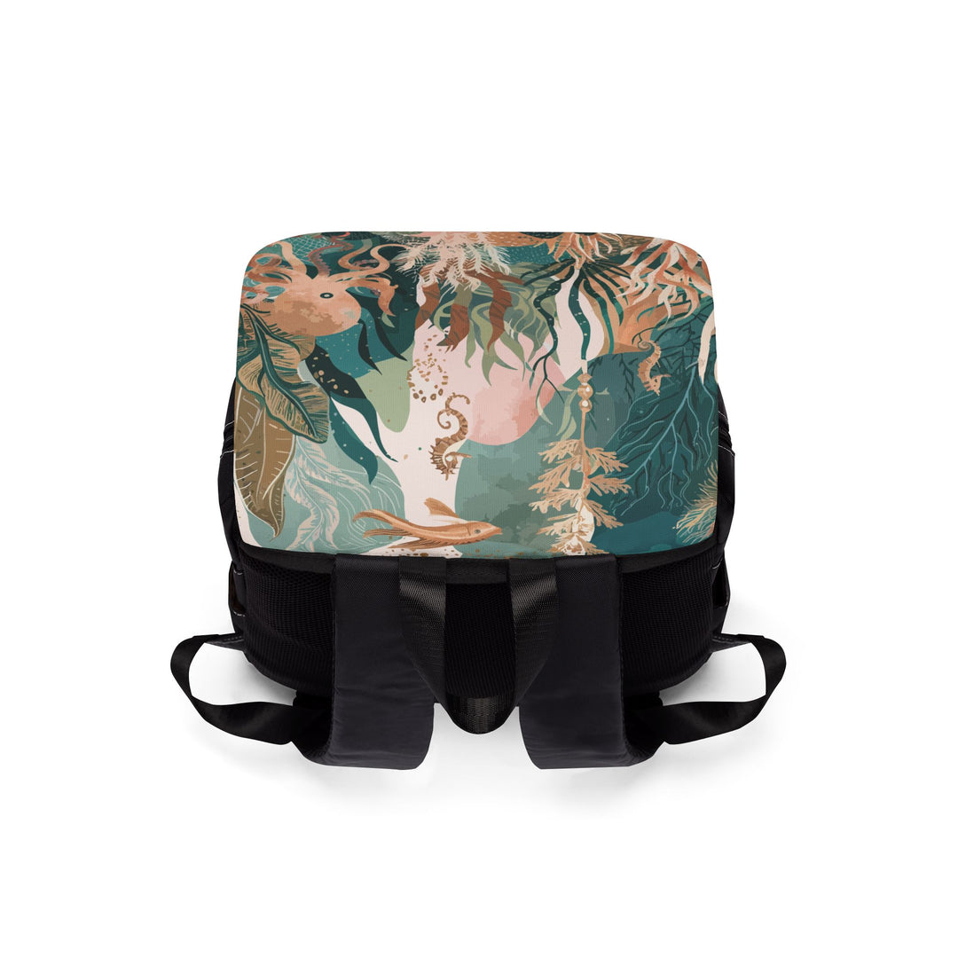 Unisex Casual Shoulder Backpack - Under The Sea