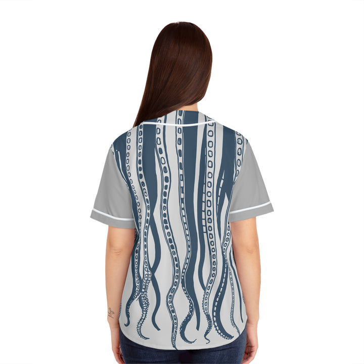 Women's Baseball Jersey - Downward Octopus