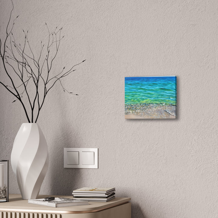 Coastal Serenity Seascape Canvas Art Print