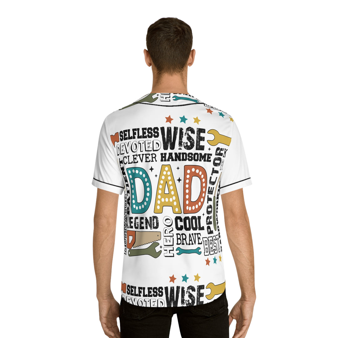 Men's Baseball Jersey (AOP) - DAD