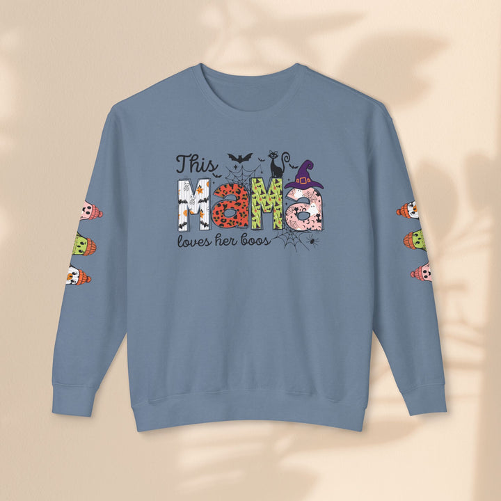 Lightweight Crewneck Sweatshirt - This Mama Loves Her Boos