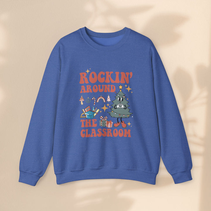 Unisex Heavy Blend™ Crewneck Sweatshirt - Rockin Around The Classroom