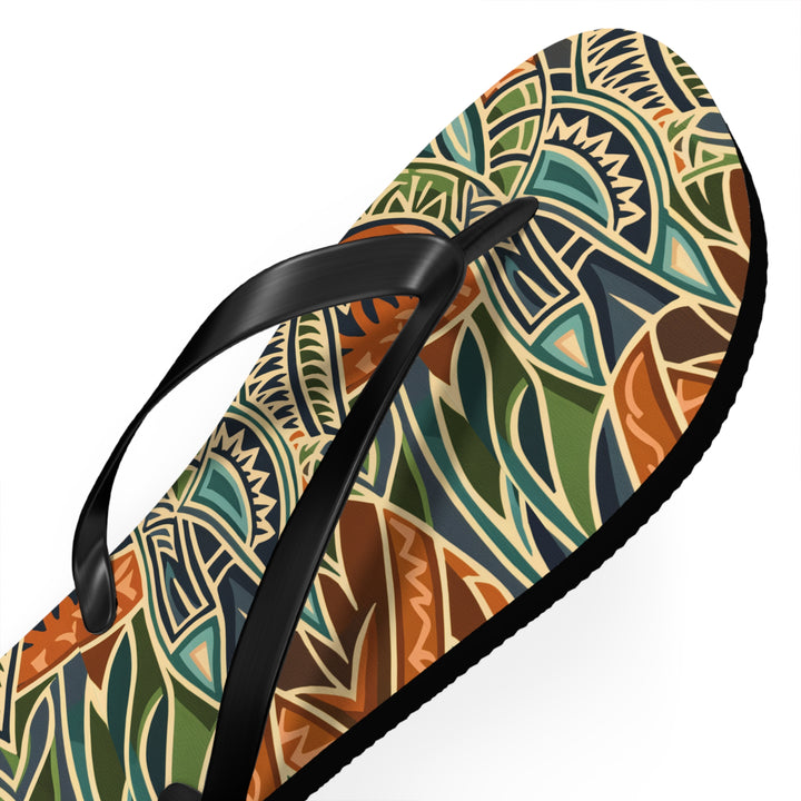 Flip Flops - Tribal Orange