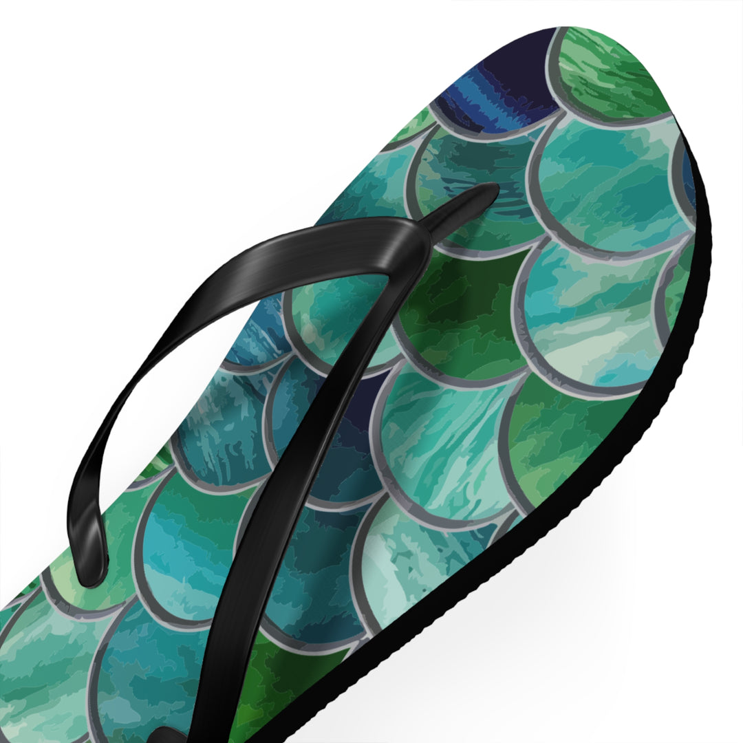 Flip Flops - Mermaid Scales