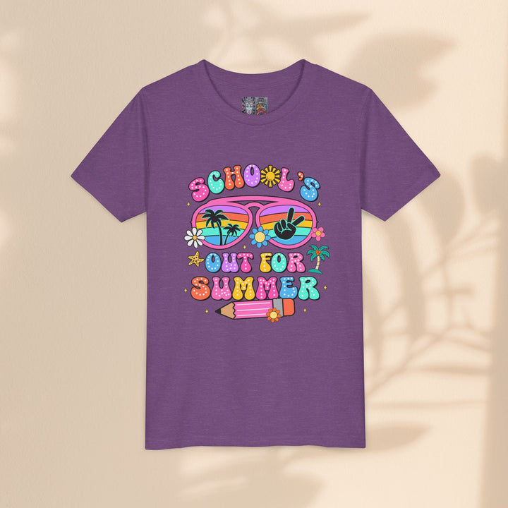 Youth Summer Vibe Tee – "School's Out for Summer"