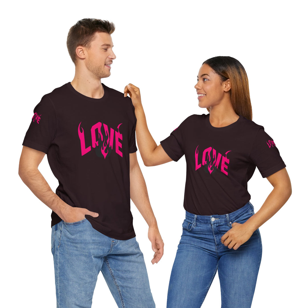 Unisex Jersey Short Sleeve Tee - LOVE