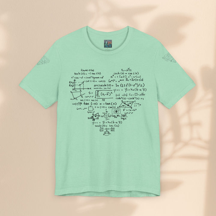 Unisex Jersey Short Sleeve Tee - Math Heart