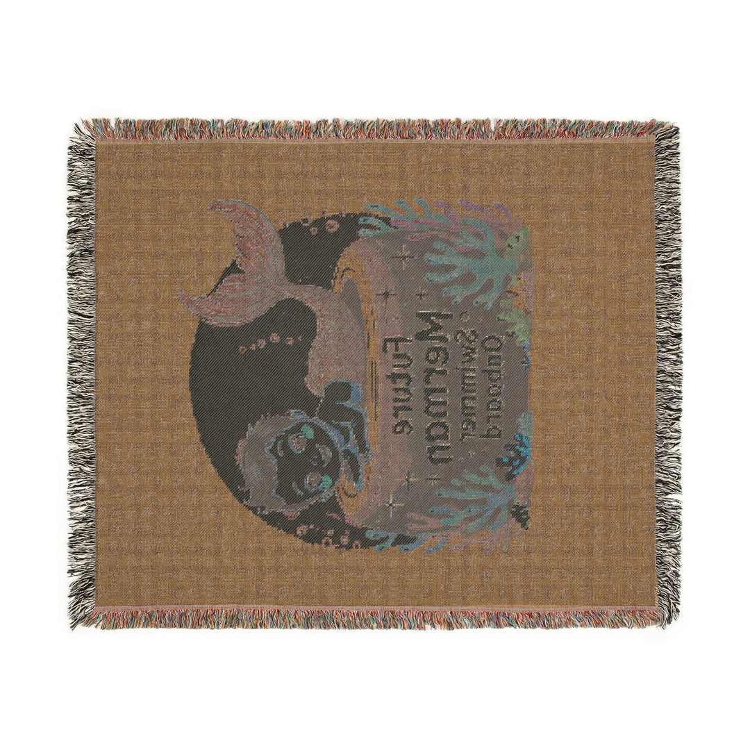 Cozy Future Merman Woven Blanket