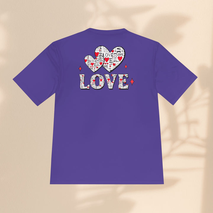 Unisex Moisture Wicking Tee - Love