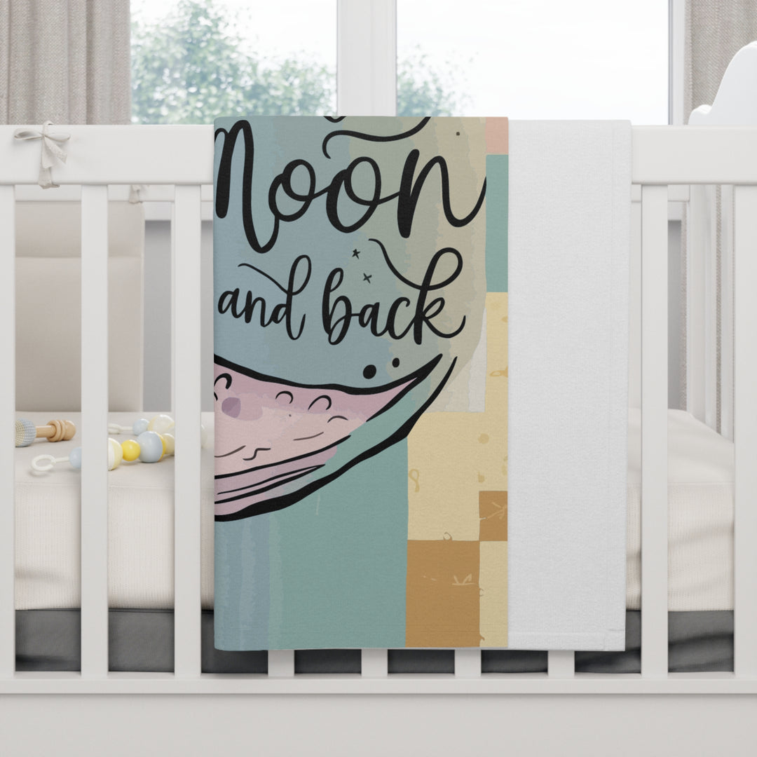 Soft Fleece Baby Blanket - Love You To The Moon and Back