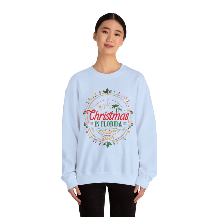 Unisex Heavy Blend™ Crewneck Sweatshirt - Christmas in Florida