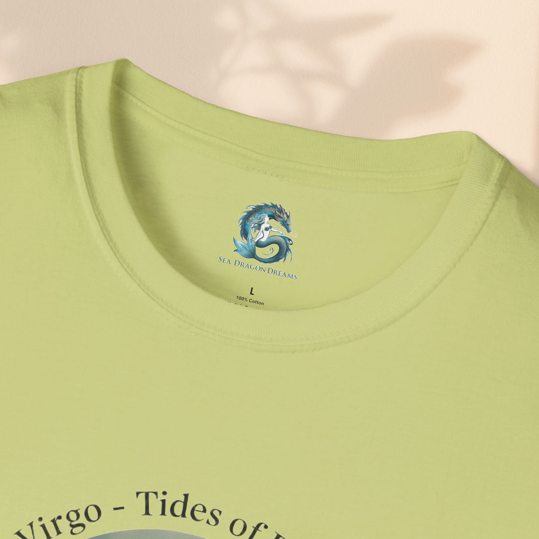 Mermaid Virgo T-Shirt, Ocean Art Tee, Summer Fashion, Gift for Beach Lovers, Sea Creature Apparel
