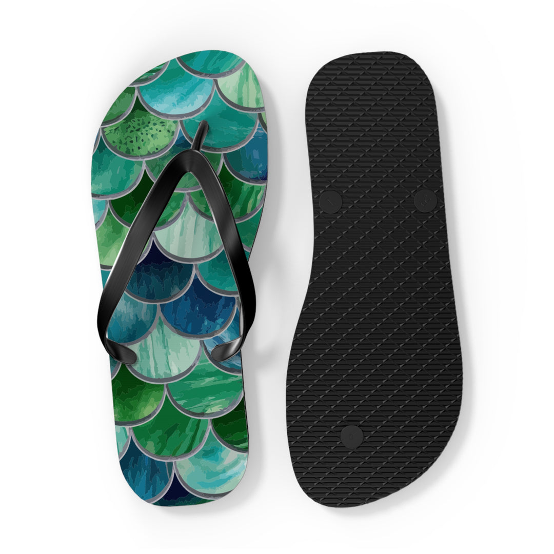 Flip Flops - Mermaid Scales