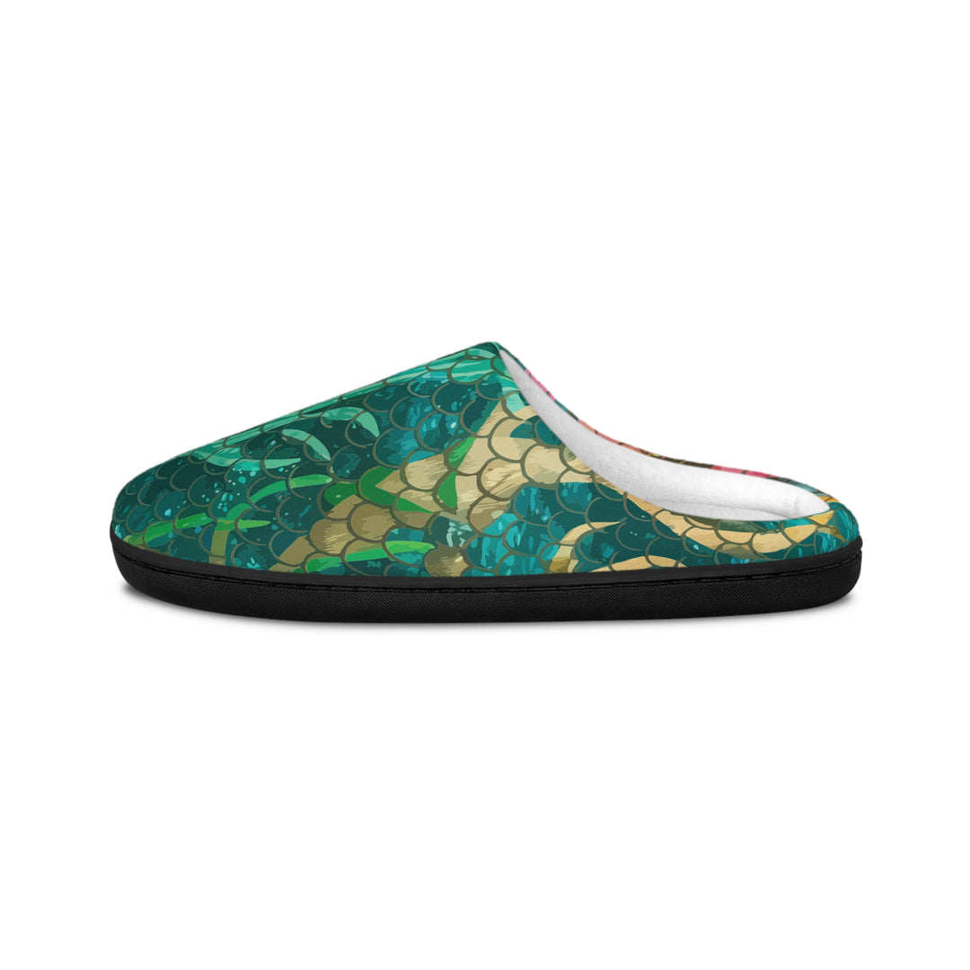 Women's Indoor Slippers - Mermaid Scale Net