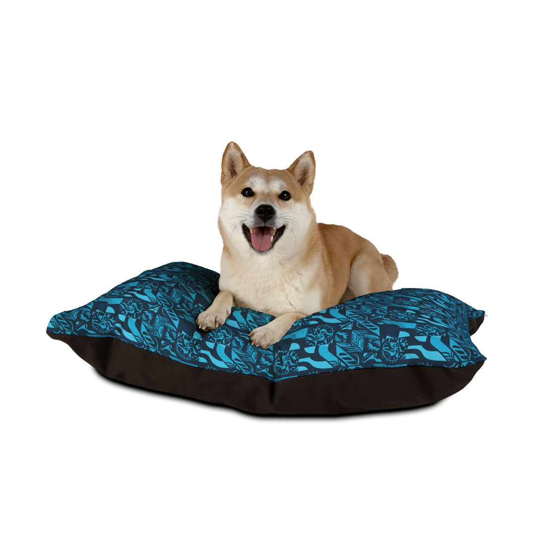 Tribal Blue Pet Bed