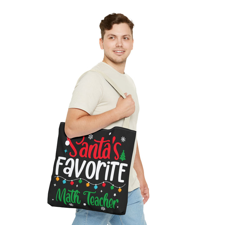 Tote Bag  - Santa's Favorite Math Teacher